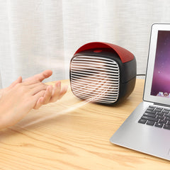 Mini Ceramic Electric Heater 800W 110V/220V - Silent Space Heater for Home & Office