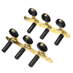 2Pcs Acoustic Classical Guitar Tuning Pegs Machine Heads Tuners Guitar Parts Black