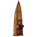 Wine rack 50x40x180 cm solid recycled wood
