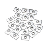 20pcs M3 Steel Zinc Plated Tee Nuts for 2020 V-slot Aluminum Profiles Extrusions