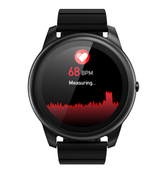 1.3 Inch 360*360px Full Touch Screen Real-time Heart Rate Monitor Weather Forecast IP68 Waterproof Smart Watch