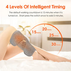 Electric Calf & Leg Massager with Air Pressure & Hot Compress - 4 Levels Massage for Muscle Relief & Blood Circulation