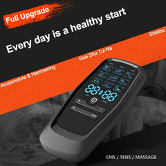 Multi-Functional TENS Electric Massager with 6 Modes, 19 Intensity Levels for Pain Relief - Long Battery Life & Hydrogel Pads