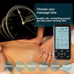 Portable TENS & Muscle Stimulator - DC3.7V Battery, Multifunctional Pain Relief Device for Home Use