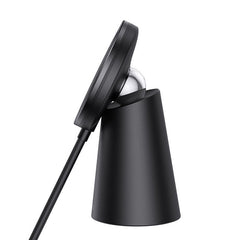 2-in-1 Simple Charger Magnetic Stand Wireless Charger Fast Charging Power Holder Mini Size