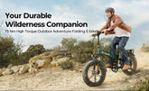 Torque Sensor Electric Bike 16Ah 52V 75Nm Recommended Top Speed 25KM/H High Torque 20*4in 100km Mileage Range Folding Fat Tire Electric Bike Bicycle
