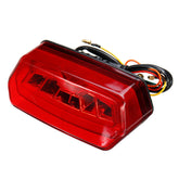 12V Motorcycle LED Brake Rear Tail Turn Signal License Integrated Light