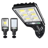 Solar Outdoor LED Garden Wall Light Human Body Induction Garden Terrace Garage Door Waterproof Safety Street Light