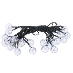 LED Solar Outdoor Waterproof Lamp 2.3cm Diameter Ball Shape Christmas Light String Balcony Garden Decoration Lights