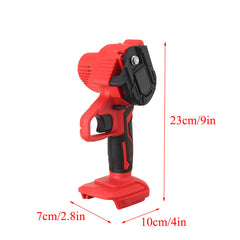 21V 4/6 Inch Cordless Electric Chain Saw One-Hand Saw Mini Portable Woodworking Wood Cutter