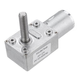 DC 12V Worm Gear Motor 10/30/90/150RPM Turbine Self-locking Reduction Gear Motor