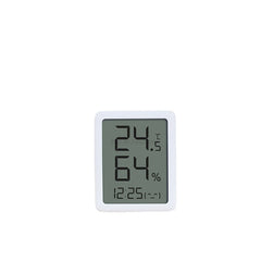 2PCS Miaomiaoce E-ink Screen LCD Large Digital Display Thermometer Hygrometer Clock Temperature Humidity Sensor