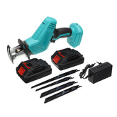 Cordless Reciprocating Saw For Makita & 4pcs Saw Blades Woodworking Wood Cutter Electric Saw Fit Makita