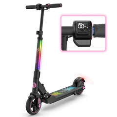 Electric Scooter 25.2V 2.6AH Battery 150W Motors 6.5inch Tires 8KM Max Mileage 60KG Max Load Folding Kids Electric Scooter for 6-12 Years Old