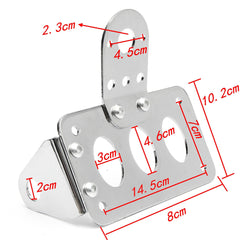 Taillight SidE-mount Bracket Motorcycle License Plate For Harley Chopper