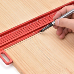 Aluminum Alloy T-Square Marking Ruler - 16"/20" for Accurate Scribing & Hole Positioning, Lightweight & Durable Tool