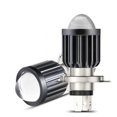12V-80V 12W 1200LM Motorcycle H4 LED Headlight Bulb Super Bright Lens Headlamp Hi/Lo Beam Dual Color 6000K 3000K