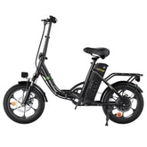Electric Bike 36V 10.4AH 250W(Peak 500W) Motor Recommended Top Speed 25KM/H 16inch Tire 55-88KM Max Mileage 120KG Max Load