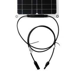 12V 50W Portable Solar Panel Car Van Boat Caravan Camper Trickle Battery Charger