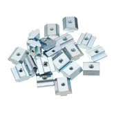 20pcs M4 T Sliding Nut Carbon Steel T Sliding Nut for 4040 Aluminum Profile