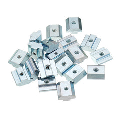 20pcs M4 T Sliding Nut Carbon Steel T Sliding Nut for 4040 Aluminum Profile