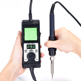 Temperature Adjustable Soldering Iron Station Temperature Correction Sleep Protection 65W 90~480 Removable Stand