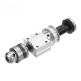 No Power Spindle Assembly Small Lathe Accessories Trimming Belt JTO/B10/B12/B16 Drill Chuck Set