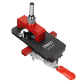 Hinge Boring Tool Set - 35mm/26mm Hole Opener, Adjustable Depth, ABS & Aluminum, Red/Black, Woodworking Accessory