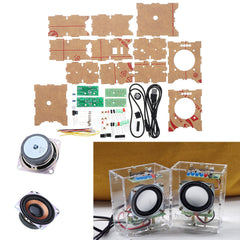 DIY Mini Amplifier Audio Upgrade Version Small Amplifier Speaker Kit 3W Speaker Audio Student Soldering Experiment Training Diy Circuit Board Kit