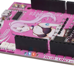 5Pcs RGBDuino UNO V1.2 Jenny Development Board ATmega328P Chip CH340C VS UNO R3 Upgrade for Raspberry Pi 4 Raspberry Pi 3B Geekcreit for Arduino