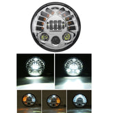 7 Inch Projector LED Headlights Hi/Lo Beam DRL Turn Signal Light Round