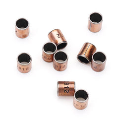 10pcs 8x10x12mm Ball Bearing Bushing Copper Alloy Bearing Bushing