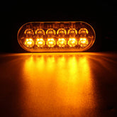 12V-24V 36W 12 LED Recovery Strobe Grill Breakdown Flashing Light Warning Lamp Indicator Lamp