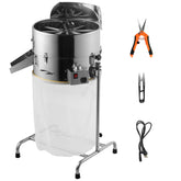 Greenzech 18" Electric Bud Leaf Trimmer Machine, 60W Stainless Steel Spin Trimmer for Hydroponics, Buds & Herbs