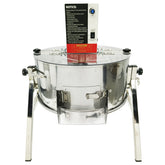 Greenzech 16" Electric & Manual Bud Leaf Trimmer, 52W Stainless Steel Bowl Trimmer for Hydroponics, Herbs & Flowers