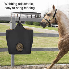 600D Oxford Cloth Horse Hay Bag Feeder Net With Cut Out Hole Reduce Wastage Farm Supplies