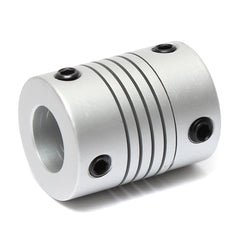8mm x 10mm Aluminum Flexible Shaft Coupling OD19mm x L25mm CNC Stepper Motor Coupler Connector