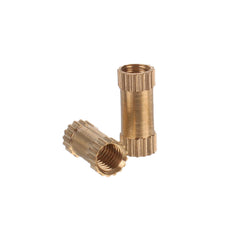 250pcs M2/M3/M4 Metric Threaded Brass Knurl Round Insert Nut Assortment Set