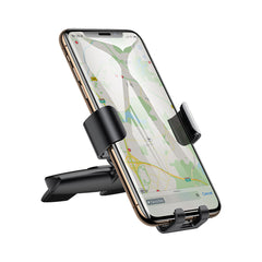 Metal Gravity Linkage Auto Lock CD Slot Car Mount Holder Stand