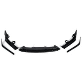 Front Bumper Lip Splitter Kit Car Spoiler Gloss Black
