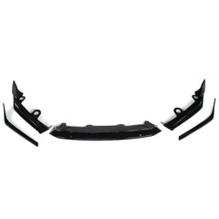 Front Bumper Lip Splitter Kit Car Spoiler Gloss Black