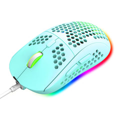 Wired Game Mouse Breathing RGB Colorful Honeycomb Hollow 12000DPI Gaming Mouse USB Wired Gamer Mice for Desktop Computer Laptop PC