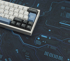 Circuit Diagram Extra Large Mouse Pad 900*400*4MM Thickened Locked Edge Keyboard Pad Non-Slip Rubber Desktop Mouse Mat for Home Office Game