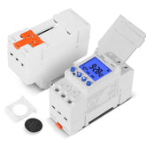 Heavy Duty Backlight Large LCD Display Digital Bell Timer Controller with Settable Ring Length for School or Factory 16A/30A