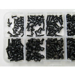 240Pcs M2/M2.5/M3 Hex Socket Head Cap Screws Carbon Steel Assortment Kit