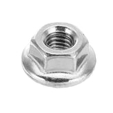 M3SN5 50Pcs M3 304 Stainless Steel Hex Serrated Flange Lock Nuts