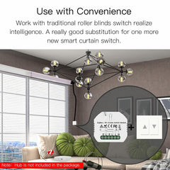Smart Curtain Switch Module Motorized Roller Shutter Blinds Motor 2MQTT Tuya Smart APP Alexa Google Home