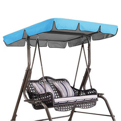 Three-seat Swing Ceiling Canopy Dust-proof Shade Waterproof for Outdoor Courtyard
