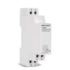 WiFi Smart Light Control Switch AC 110V 220V 16A 18mm Single Phase Digital Timer Remote with Energy Monitoring