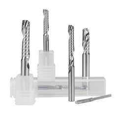 Tungsten Carbide Flute Mill 3.175mm Shank Spiral Milling Cutter Engraving Bit